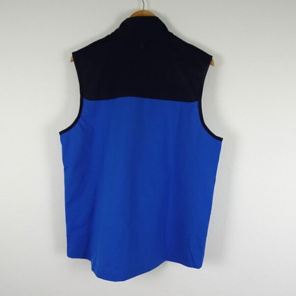 IZOD Golf Vest Men’s Size M Blue Hydrashield Full Zip - Picture 4 of 9